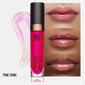 Yensa Super 8 Luxe Lip Oil Lipgloss in Pink Shine BNIB
